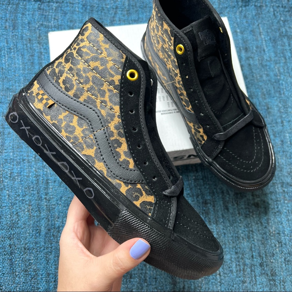 Vans Sk8 Hi Decon Cheetah Print x Cher Strauberry Sneakers